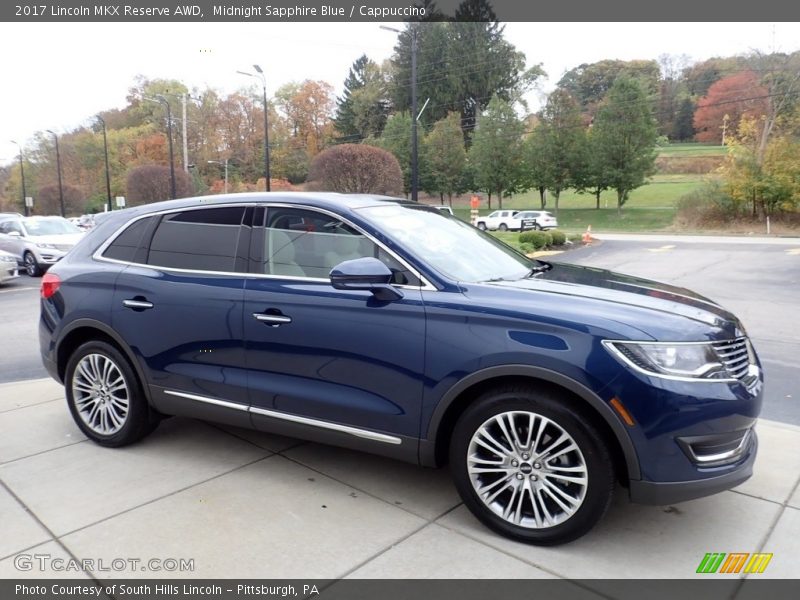 Midnight Sapphire Blue / Cappuccino 2017 Lincoln MKX Reserve AWD