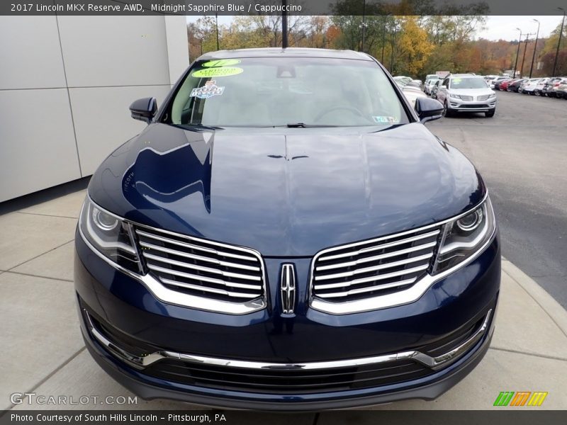Midnight Sapphire Blue / Cappuccino 2017 Lincoln MKX Reserve AWD