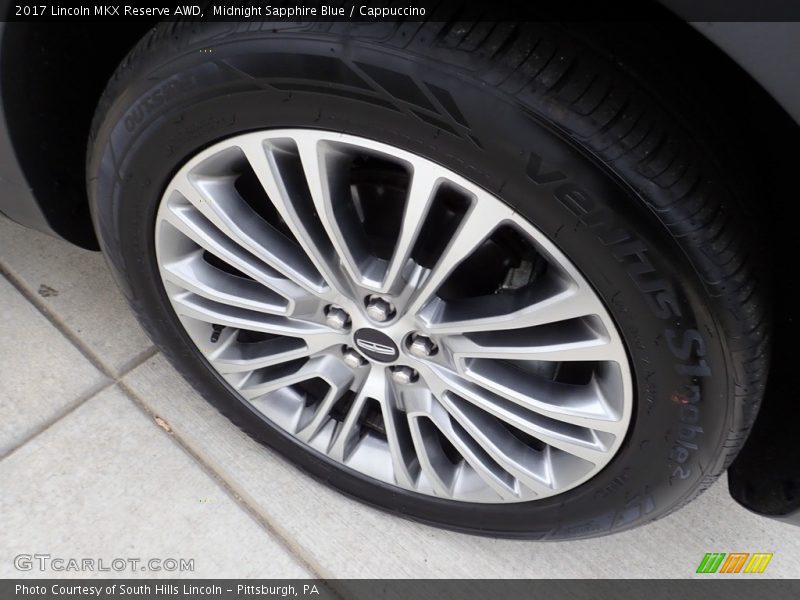 Midnight Sapphire Blue / Cappuccino 2017 Lincoln MKX Reserve AWD