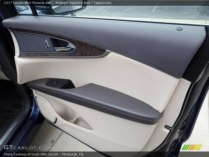 Midnight Sapphire Blue / Cappuccino 2017 Lincoln MKX Reserve AWD
