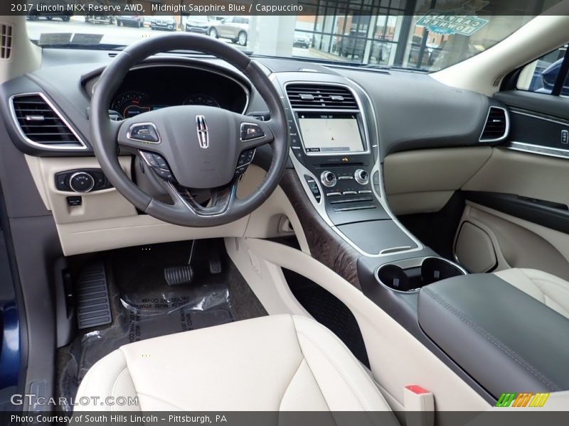 Midnight Sapphire Blue / Cappuccino 2017 Lincoln MKX Reserve AWD