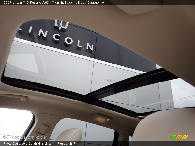 Midnight Sapphire Blue / Cappuccino 2017 Lincoln MKX Reserve AWD