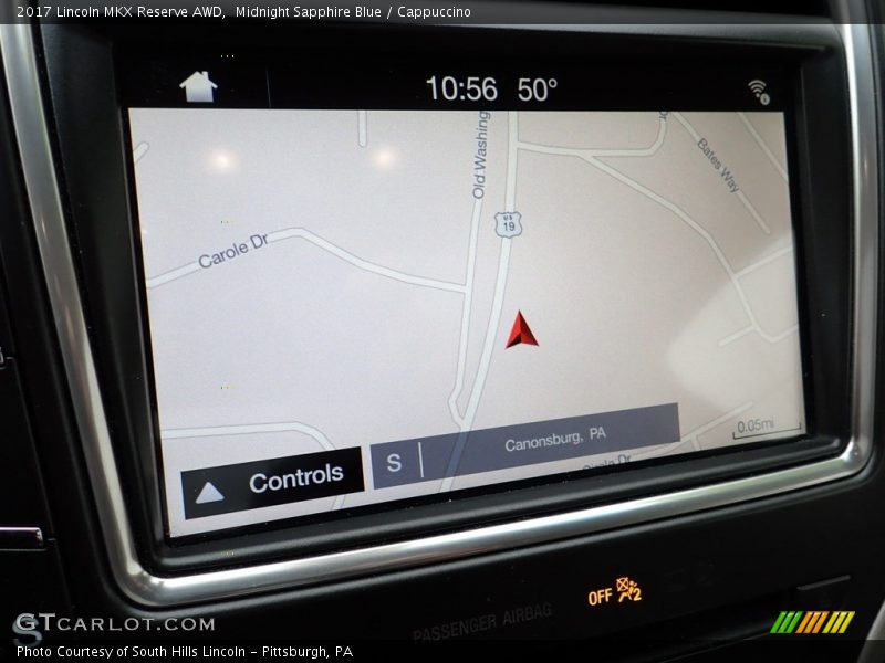 Midnight Sapphire Blue / Cappuccino 2017 Lincoln MKX Reserve AWD