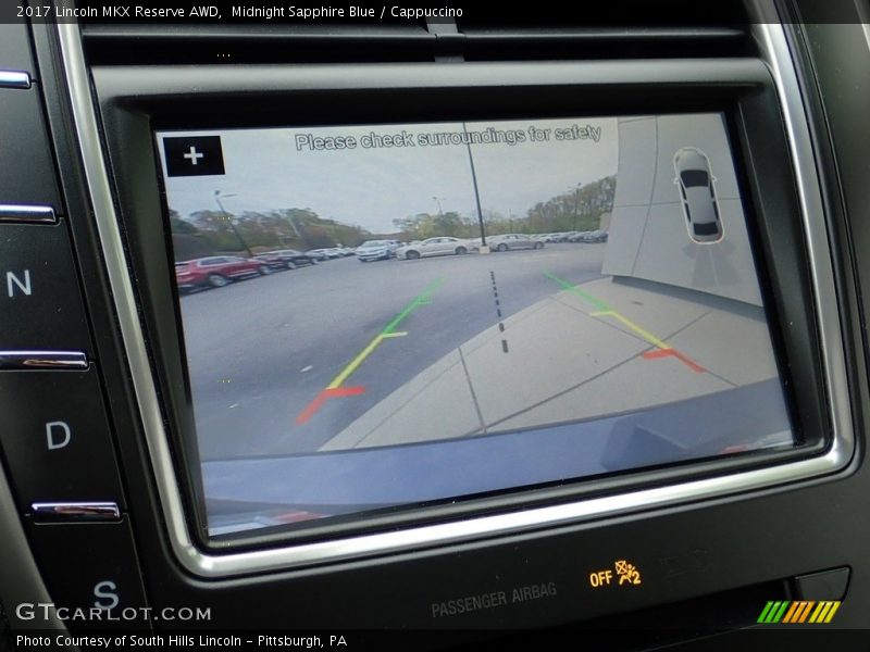 Midnight Sapphire Blue / Cappuccino 2017 Lincoln MKX Reserve AWD