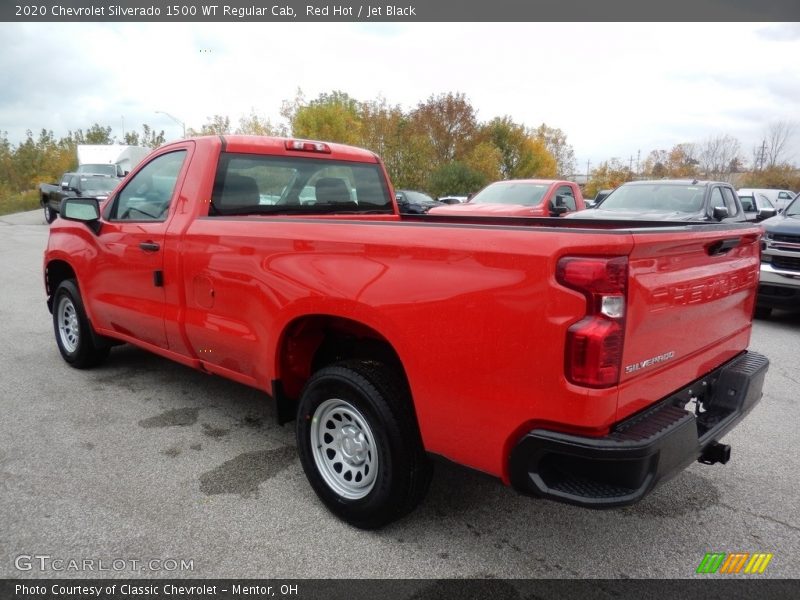 Red Hot / Jet Black 2020 Chevrolet Silverado 1500 WT Regular Cab