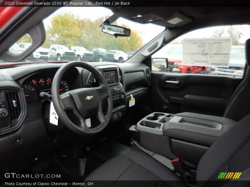 Red Hot / Jet Black 2020 Chevrolet Silverado 1500 WT Regular Cab