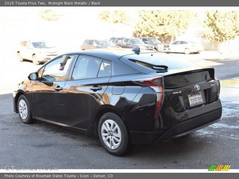 Midnight Black Metallic / Black 2016 Toyota Prius Two