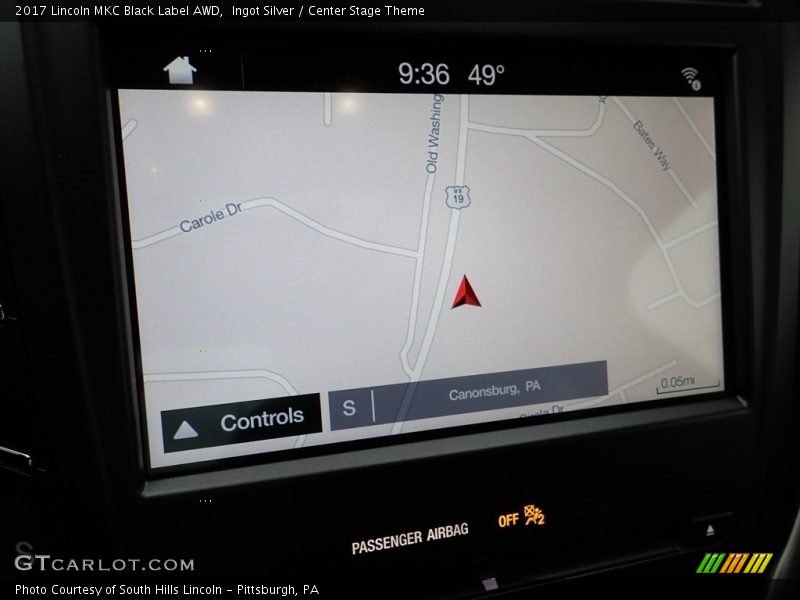 Navigation of 2017 MKC Black Label AWD