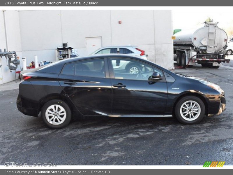 Midnight Black Metallic / Black 2016 Toyota Prius Two