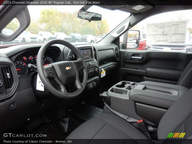 Red Hot / Jet Black 2020 Chevrolet Silverado 1500 WT Regular Cab