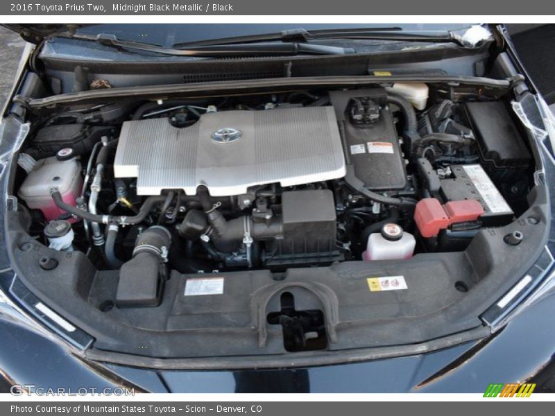 Midnight Black Metallic / Black 2016 Toyota Prius Two