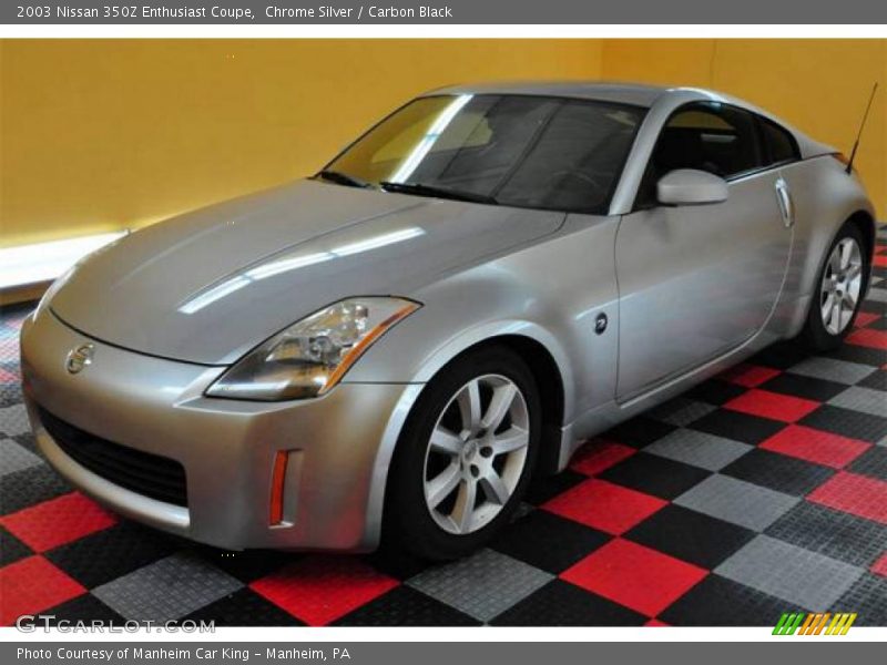 Chrome Silver / Carbon Black 2003 Nissan 350Z Enthusiast Coupe