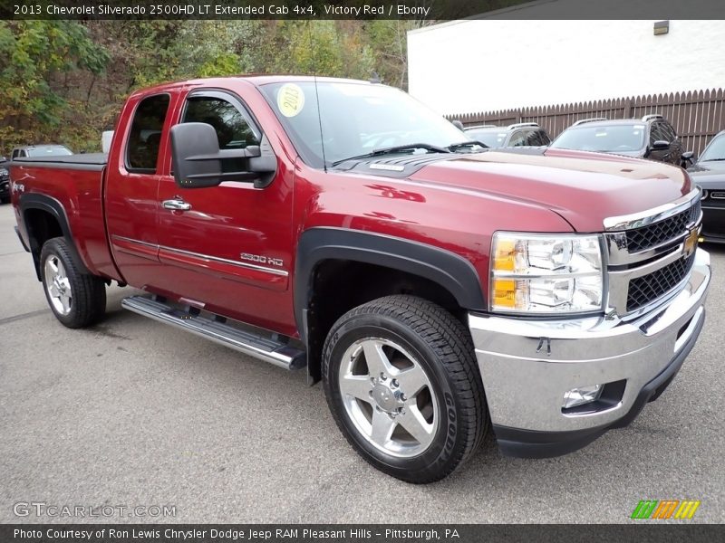 Victory Red / Ebony 2013 Chevrolet Silverado 2500HD LT Extended Cab 4x4