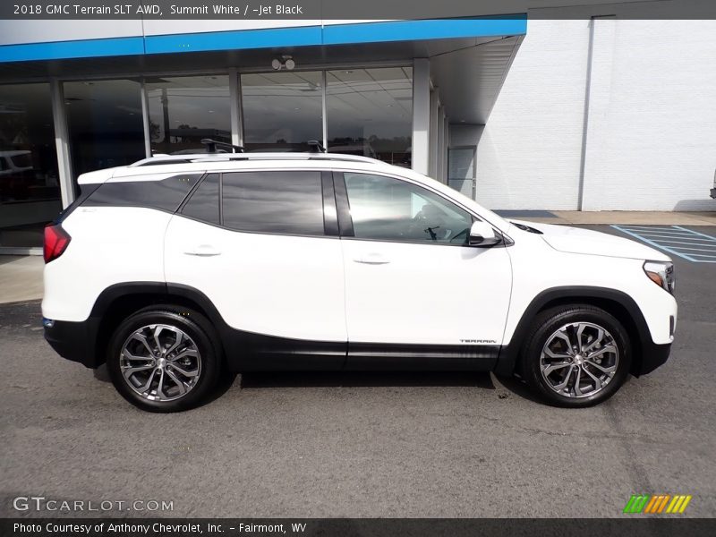 Summit White / ­Jet Black 2018 GMC Terrain SLT AWD