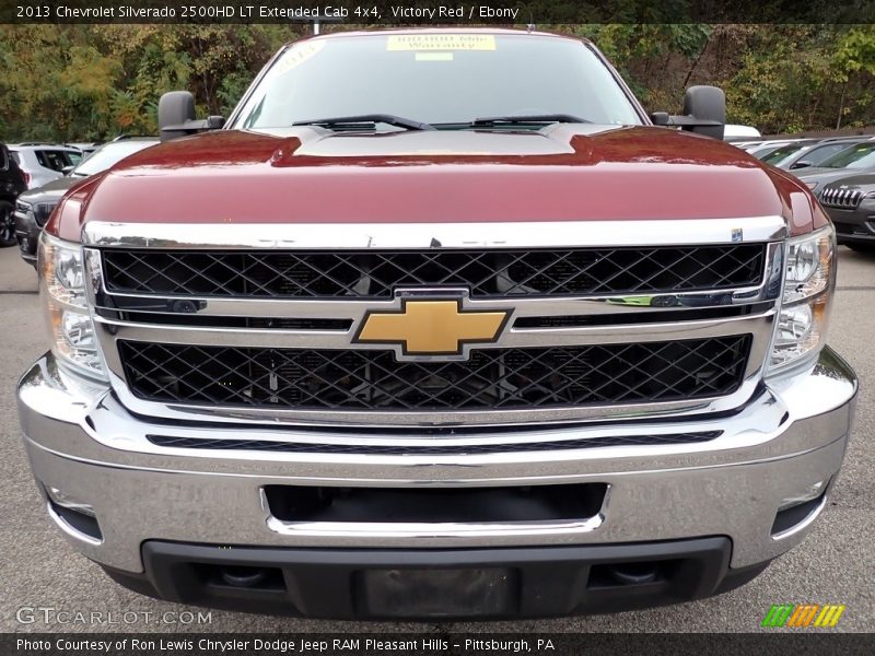 Victory Red / Ebony 2013 Chevrolet Silverado 2500HD LT Extended Cab 4x4