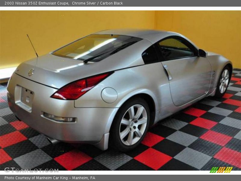 Chrome Silver / Carbon Black 2003 Nissan 350Z Enthusiast Coupe