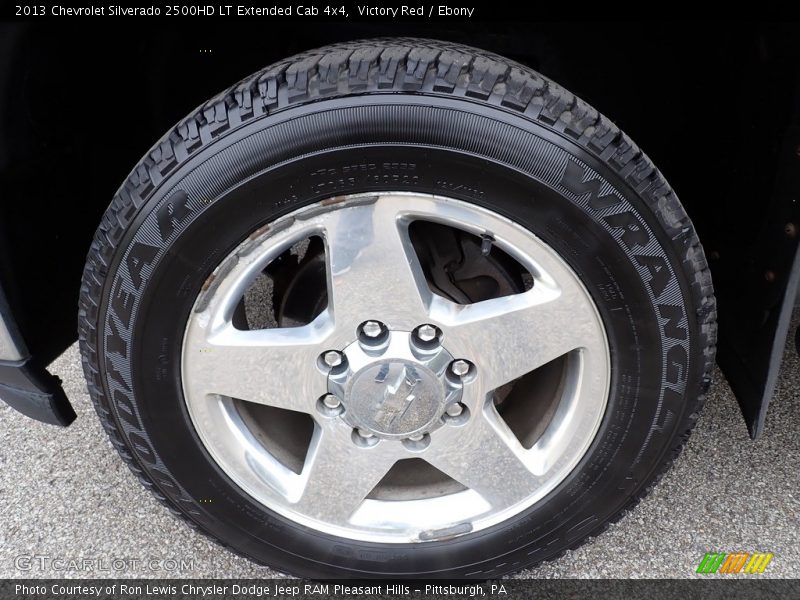 Victory Red / Ebony 2013 Chevrolet Silverado 2500HD LT Extended Cab 4x4