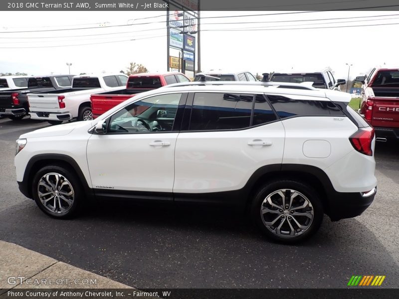 Summit White / ­Jet Black 2018 GMC Terrain SLT AWD