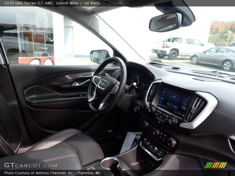 Summit White / ­Jet Black 2018 GMC Terrain SLT AWD