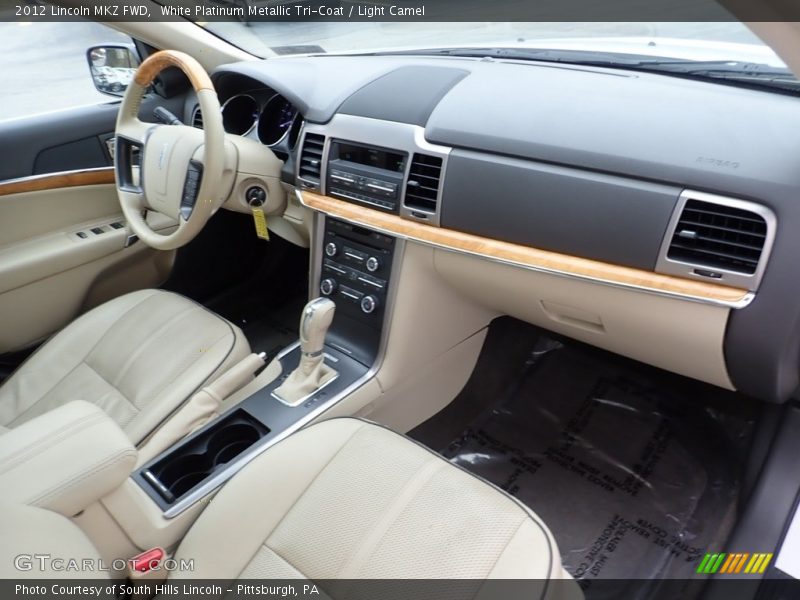 White Platinum Metallic Tri-Coat / Light Camel 2012 Lincoln MKZ FWD