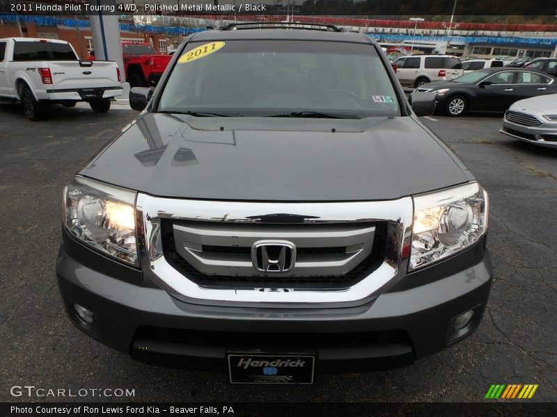Polished Metal Metallic / Black 2011 Honda Pilot Touring 4WD