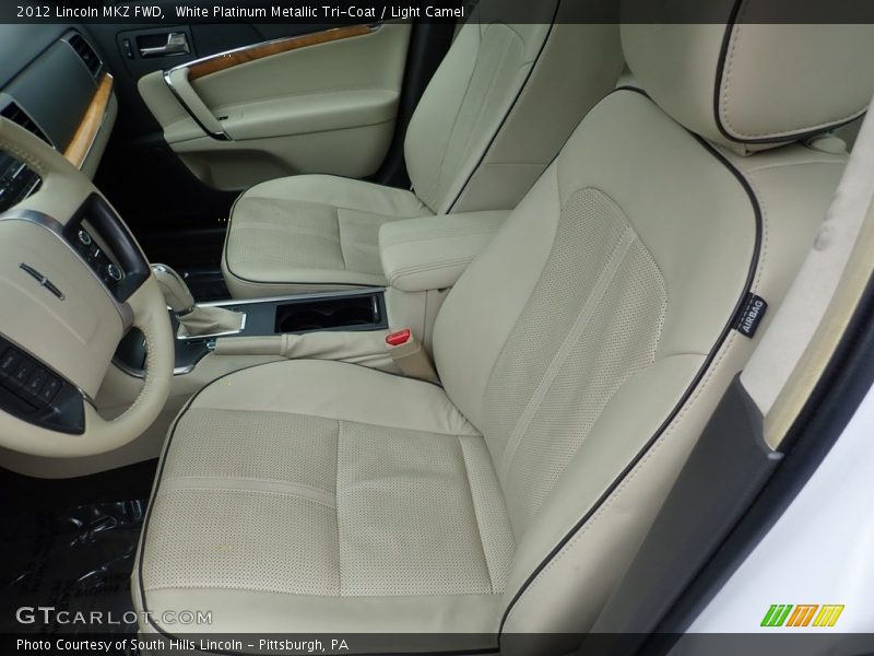 White Platinum Metallic Tri-Coat / Light Camel 2012 Lincoln MKZ FWD