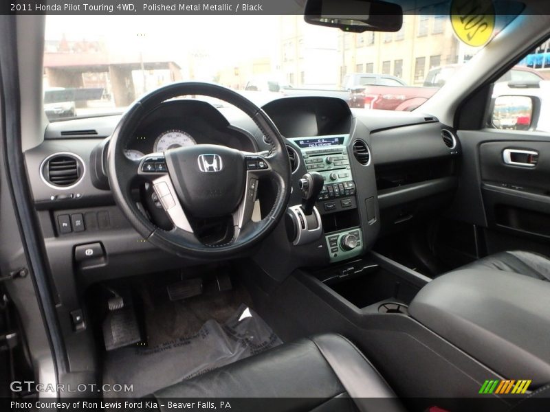 Polished Metal Metallic / Black 2011 Honda Pilot Touring 4WD