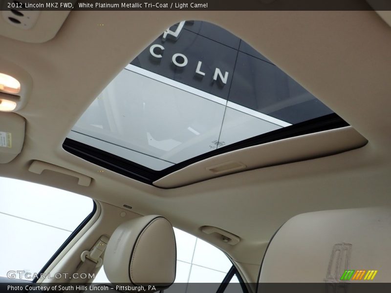 White Platinum Metallic Tri-Coat / Light Camel 2012 Lincoln MKZ FWD