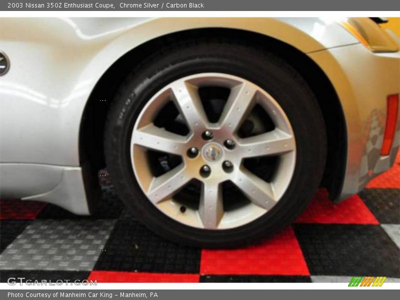 Chrome Silver / Carbon Black 2003 Nissan 350Z Enthusiast Coupe