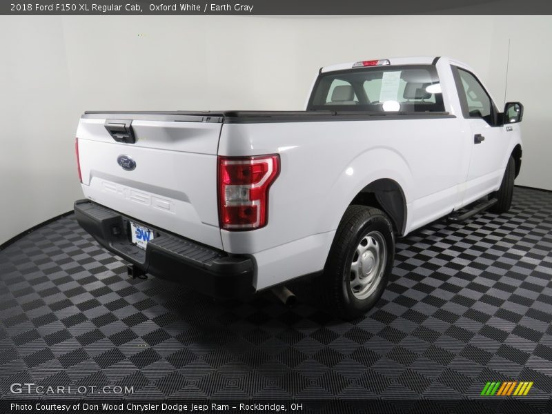 Oxford White / Earth Gray 2018 Ford F150 XL Regular Cab