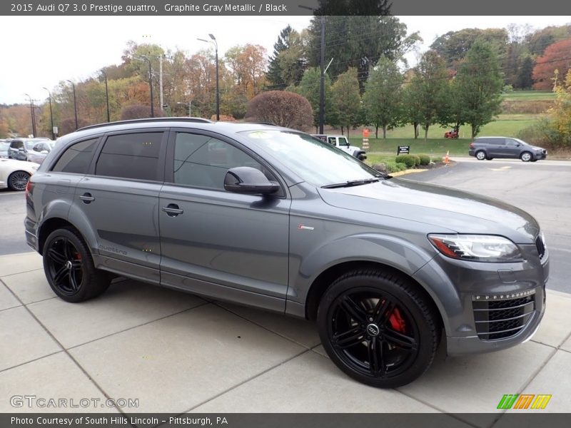 Graphite Gray Metallic / Black 2015 Audi Q7 3.0 Prestige quattro