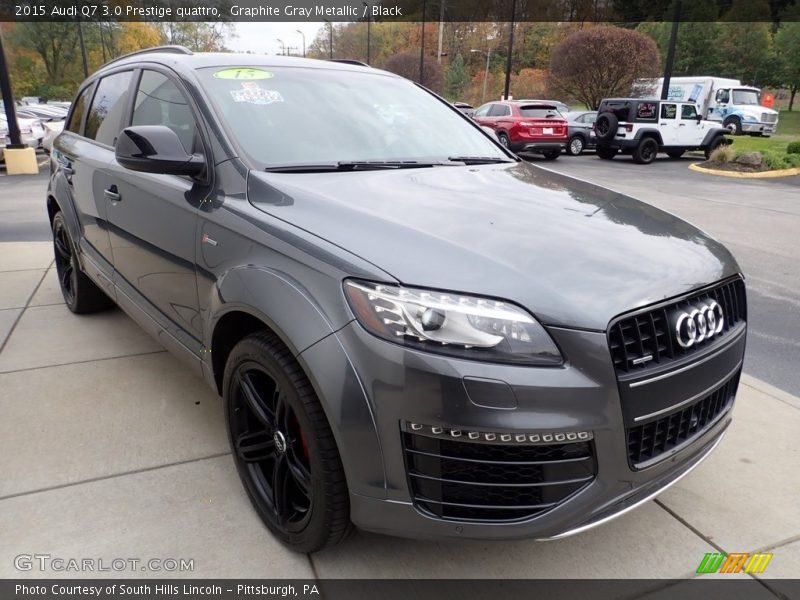 Graphite Gray Metallic / Black 2015 Audi Q7 3.0 Prestige quattro