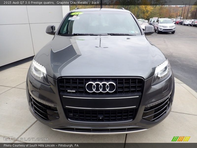 Graphite Gray Metallic / Black 2015 Audi Q7 3.0 Prestige quattro