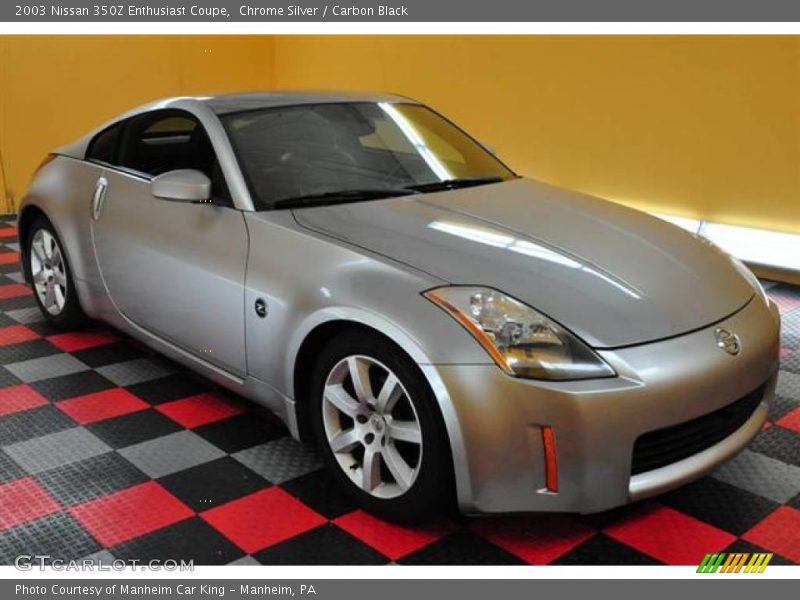 Chrome Silver / Carbon Black 2003 Nissan 350Z Enthusiast Coupe