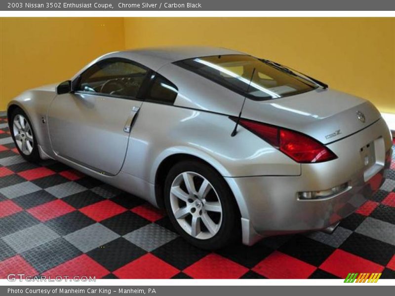 Chrome Silver / Carbon Black 2003 Nissan 350Z Enthusiast Coupe