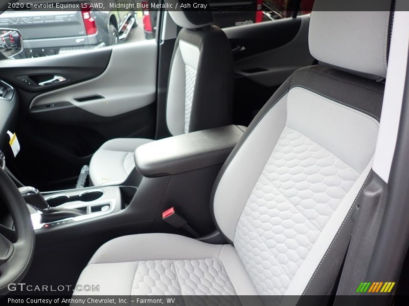 Midnight Blue Metallic / Ash Gray 2020 Chevrolet Equinox LS AWD