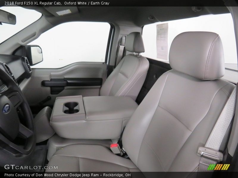 Oxford White / Earth Gray 2018 Ford F150 XL Regular Cab