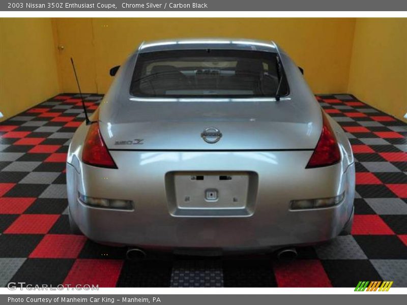 Chrome Silver / Carbon Black 2003 Nissan 350Z Enthusiast Coupe