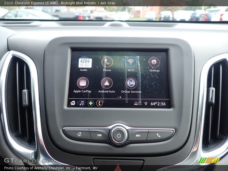 Midnight Blue Metallic / Ash Gray 2020 Chevrolet Equinox LS AWD