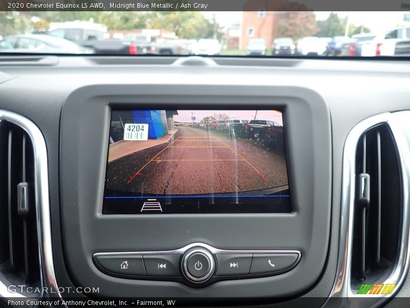 Midnight Blue Metallic / Ash Gray 2020 Chevrolet Equinox LS AWD