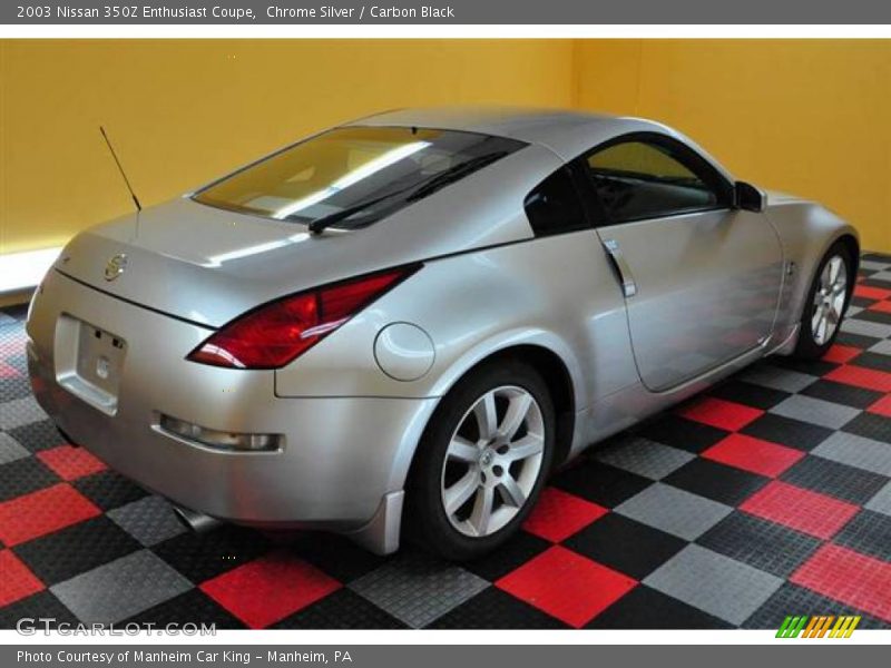 Chrome Silver / Carbon Black 2003 Nissan 350Z Enthusiast Coupe