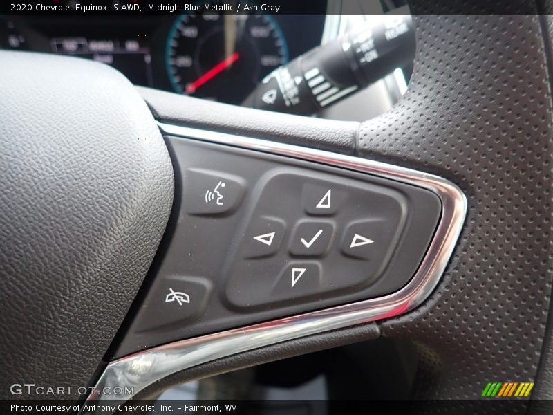 Midnight Blue Metallic / Ash Gray 2020 Chevrolet Equinox LS AWD