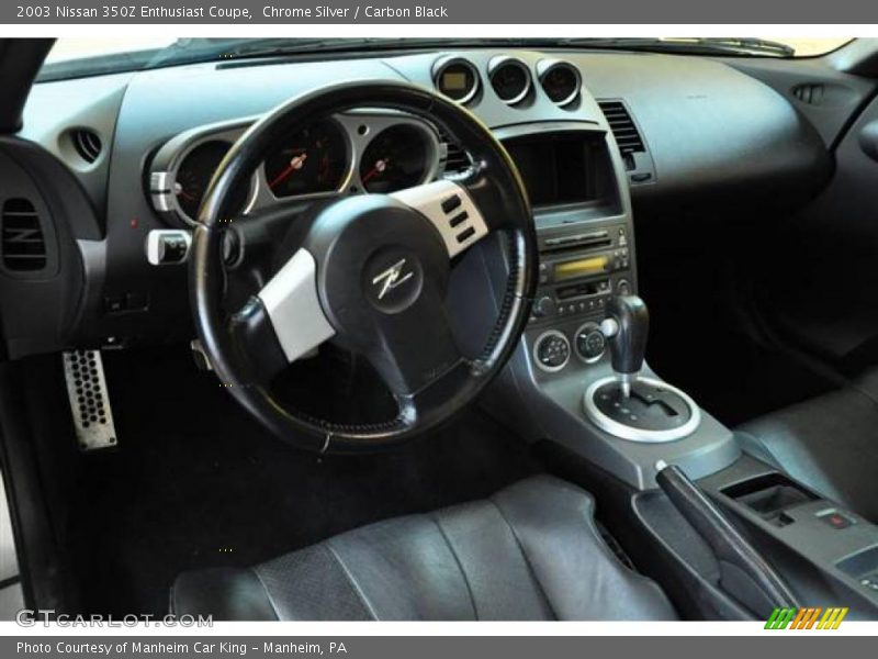 Chrome Silver / Carbon Black 2003 Nissan 350Z Enthusiast Coupe
