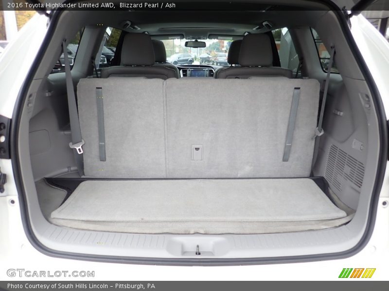 Blizzard Pearl / Ash 2016 Toyota Highlander Limited AWD
