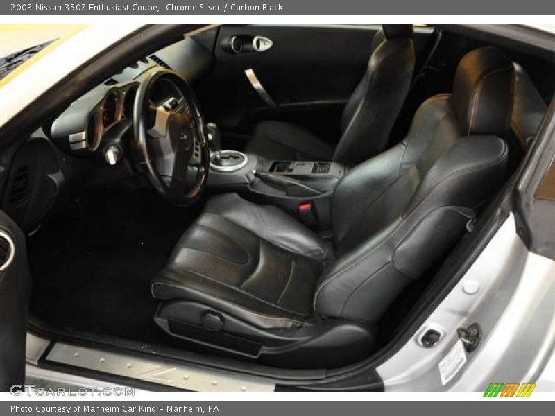 Chrome Silver / Carbon Black 2003 Nissan 350Z Enthusiast Coupe