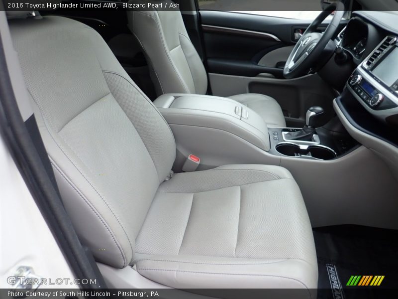 Blizzard Pearl / Ash 2016 Toyota Highlander Limited AWD