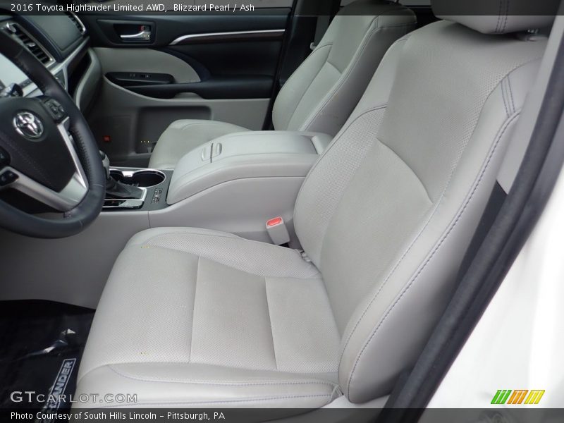 Blizzard Pearl / Ash 2016 Toyota Highlander Limited AWD