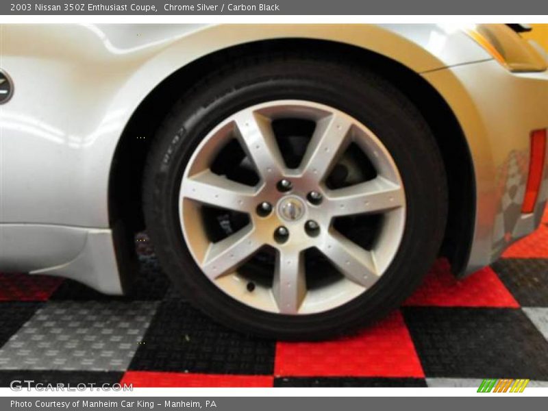 Chrome Silver / Carbon Black 2003 Nissan 350Z Enthusiast Coupe
