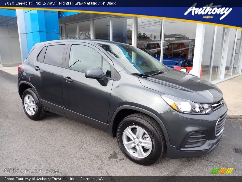 Nightfall Gray Metallic / Jet Black 2020 Chevrolet Trax LS AWD