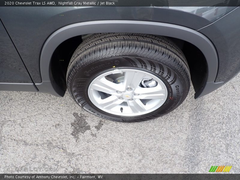 Nightfall Gray Metallic / Jet Black 2020 Chevrolet Trax LS AWD